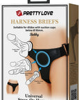 Universal Strap-On Harness - Harness Briefs Bobby - Black - K. P.