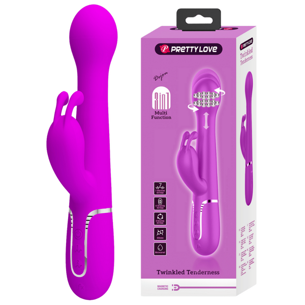 3in1 Multi-Function Vibrator - Dejon - Multiple Colours - K. P.