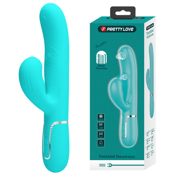 3in1 Multi-Function Thumping Rabbit Vibrator - Perdita - Multiple Colours - K. P.