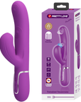 3in1 Multi-Function Thumping Rabbit Vibrator - Perdita - Multiple Colours - K. P.