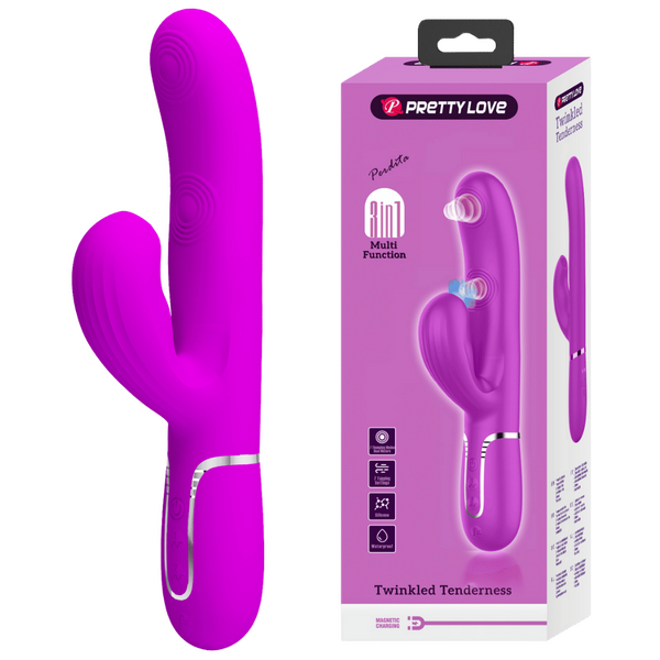 3in1 Multi-Function Thumping Rabbit Vibrator - Perdita - Multiple Colours - K. P.