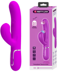 3in1 Multi-Function Thumping Rabbit Vibrator - Perdita - Multiple Colours - K. P.