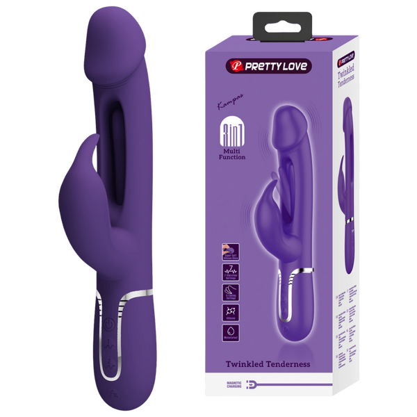 3in1 Multi-Function Rabbit Vibrator - Kampas - Multiple Colours - K. P.