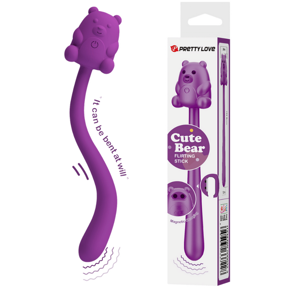Cute Bear Flirting Stick - Multiple Colours