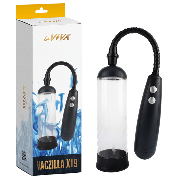 LaViva - Vaczilla X19 Cylinder Penis Pump - Clear - K. P.