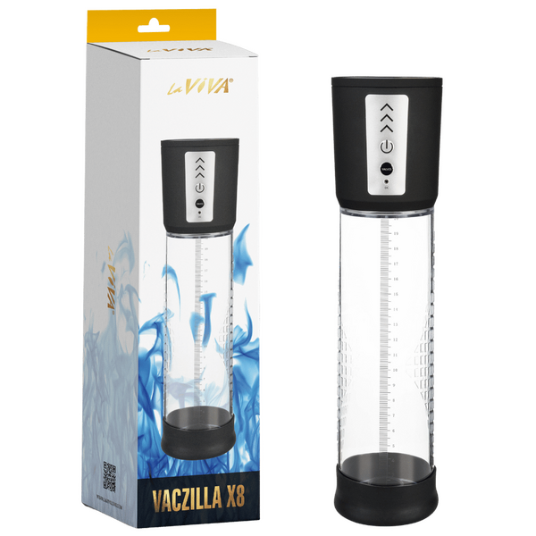 LaViva - Vaczilla X8 USB Electronic Penis Pump - Clear - K. P.