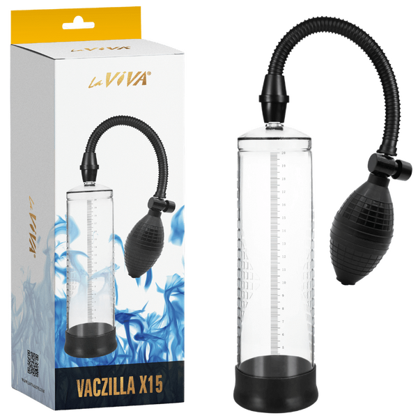 LaViva - Vaczilla X15 Original Bulb Design Penis Pump - Clear - K. P.