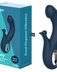 Kissen - Fury Dual Orgasm Vibrator - Navy Blue - K. P.