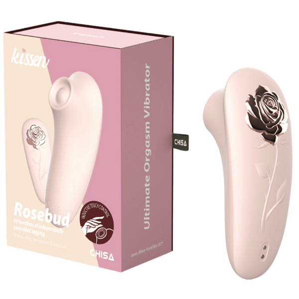 Kissen - Rosebud Tapping Ultimate Orgasm Vibrator - Pink - K. P.