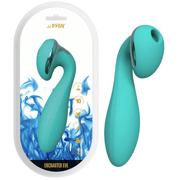 LaViva - Enchanted Eve Suction Vibe - Teal - K. P.