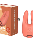 Kissen - Bloom Suction Dual Orgasm Vibrator - Peach - K. P.