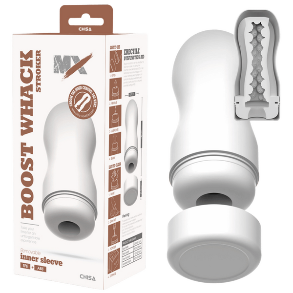 MX - Boost Whack Stroker - White - K. P.