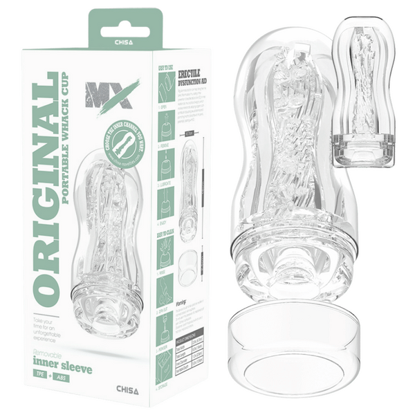 MX - Original Portable Whack Cup - Clear - K. P.