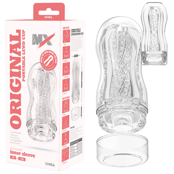 MX - Original Portable Lewd Cup - Clear - K. P.