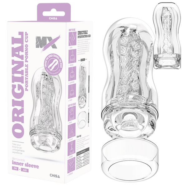 MX - Original Portable Porno Cup - Clear - K. P.