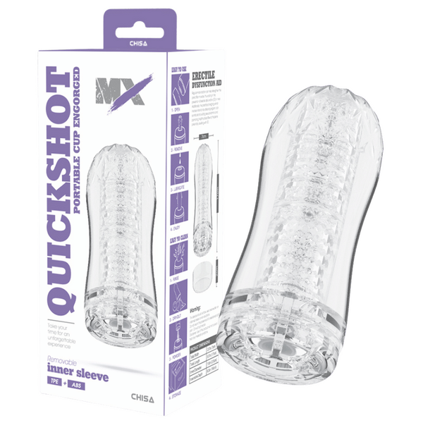 MX - Quickshot Portable Cup Engorged - Clear - K. P.