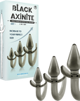 Black Axinite - 3 In 1 Anal Plug Kit with Tail - Multiple Colours - K. P.