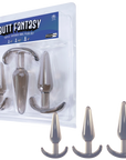 Butt Fantasy - Triple Tapered Anal Plug Set - Multiple Colours - K. P.