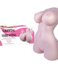 Gripping & Thrusting - Silicone Life-Like Masturbator - 9'' Torso - Multiple Colours - K. P.