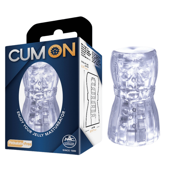 Cum On - Pocket Jelly Masturbator 3.3&quot; - Multiple Colours - K. P.