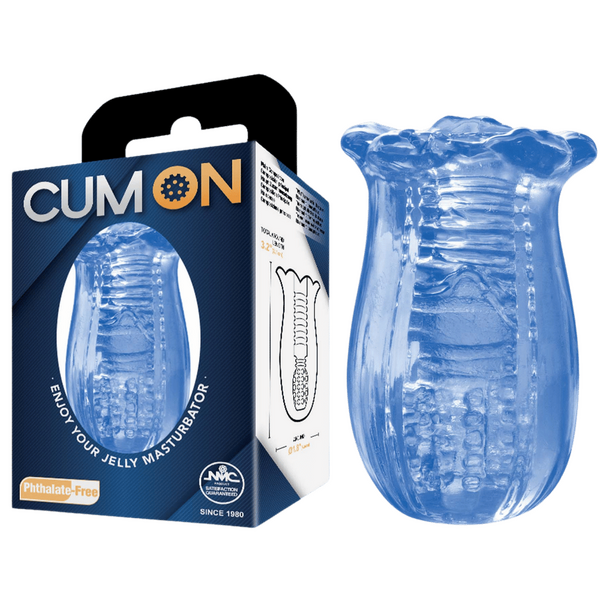 Cum On - Pocket Jelly Masturbator 3.2" - Multiple Colours - K. P.