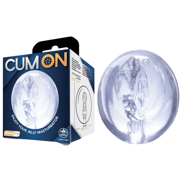 Cum On - Pocket Jelly Masturbator 3.5&quot; - Multiple Colours - K. P.