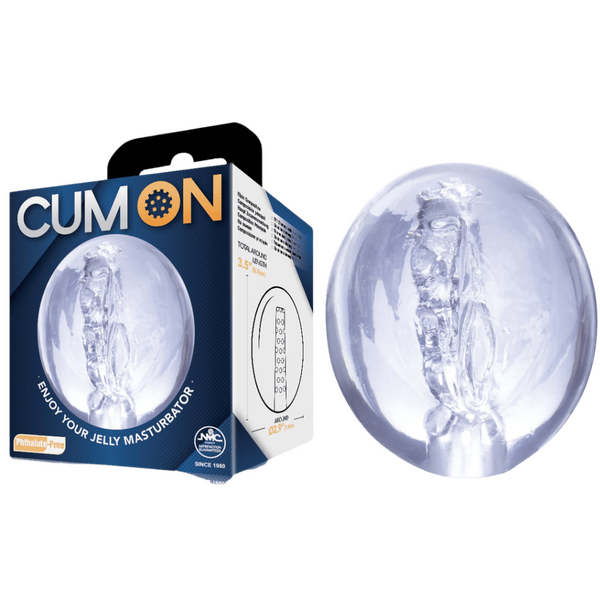 Cum On - Pocket Jelly Masturbator 3.5&quot; - Multiple Colours - K. P.