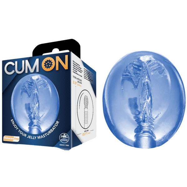 Cum On - Pocket Jelly Masturbator 3.5" - Multiple Colours - K. P.