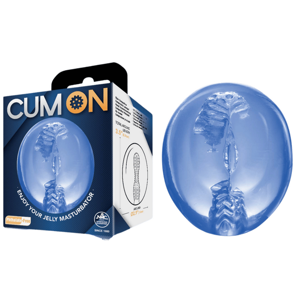 Cum On - Pocket Jelly Masturbator 3.5" - Multiple Colours - K. P.