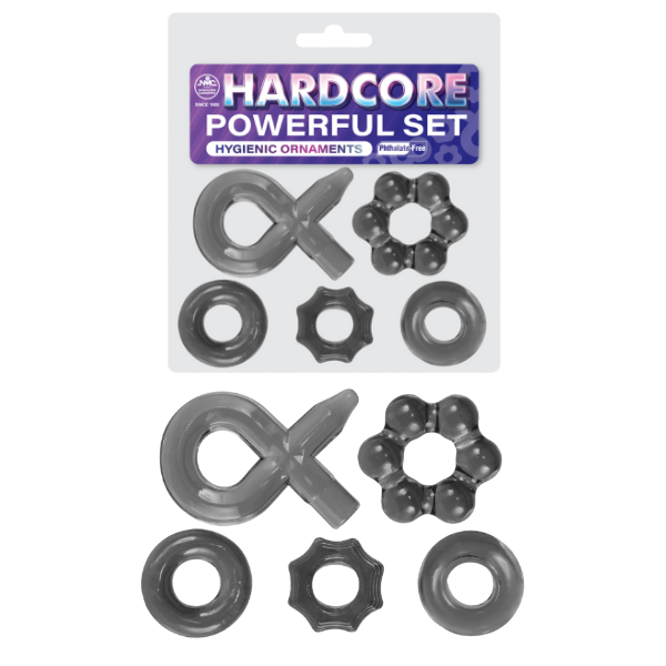 Hardcore Powerful Cockring Set - K. P.