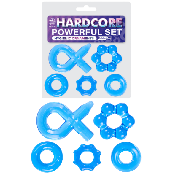 Hardcore Powerful Cockring Set - K. P.