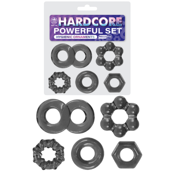 Hardcore Powerful Cockring Set - K. P.