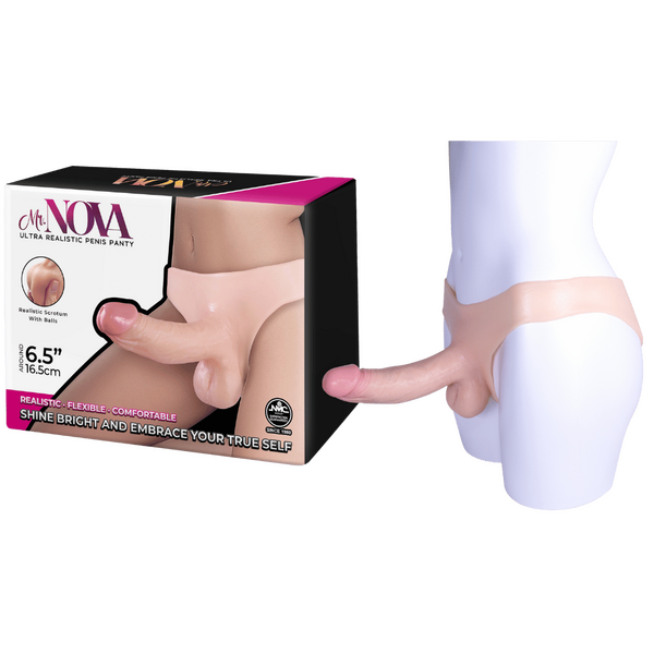 Mr. Nova - Ultra Realistic 6.5" Penis Panty - Flesh - K. P.