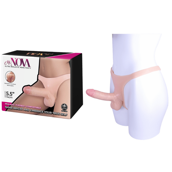 Mr. Nova - Ultra Realistic 5.5" Penis Panty - Flesh - K. P.