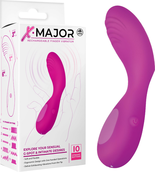 Rechargeable Finger Vibrator - X Major - Multiple Colours