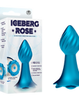 Iceberg Rose - 10 Rhythms Vibrating Anal Plug - Multiple Colours - K. P.