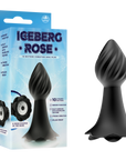 Iceberg Rose - 10 Rhythms Vibrating Anal Plug - Multiple Colours - K. P.