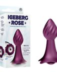 Iceberg Rose - 10 Rhythms Vibrating Anal Plug - Multiple Colours - K. P.