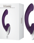 Titanz - Thumping Rechargeable Silicone Vibrator - Multiple Colours - K. P.