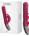 Titanz - Thrusting Rabbit Rechargeable Silicone Vibrator - Multiple Colours - K. P.