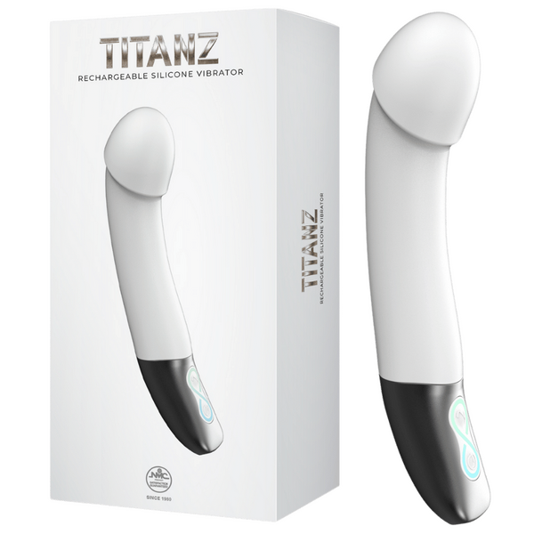 Titanz - Rechargeable Silicone Vibrator - Multiple Colours - K. P.