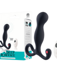 Deep Romance - Remote Controlled Silicone Prostate Stimulator - Black - K. P.