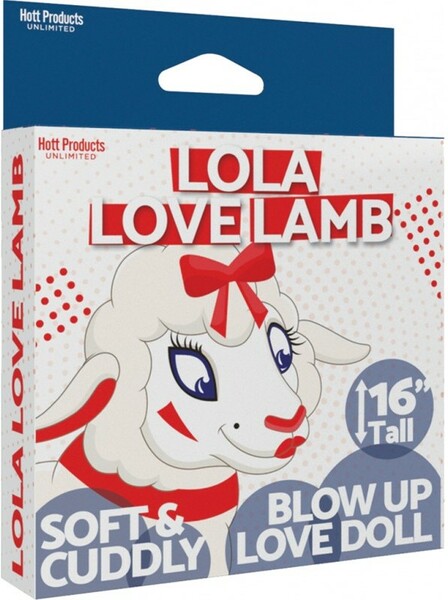 Lola Love Lamb Inflatable Doll - White