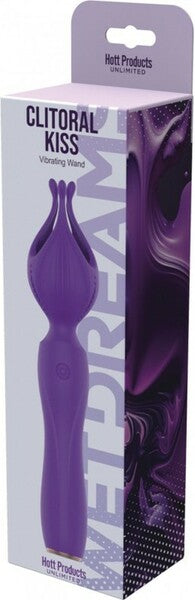 Clitoral Kiss - Vibrating Wand - Purple
