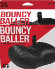 Bouncy Baller Inflatable Dildo - Black - K. P.