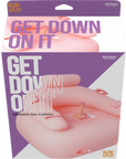 Get Down On It Inflatable Vibrating Dildo - Pink - K. P.