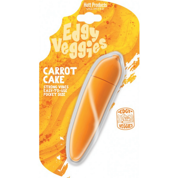 Edgy Veggies - Carrot Shaped Vibrator - Orange - Kinky Playhouse