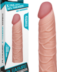 Pleasure X-Tender - 1" Penis Sleeve - Flesh