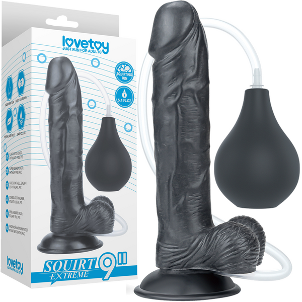 Squirt Extreme - 9&quot; Squirting Dildo - Multiple Colours - K. P.