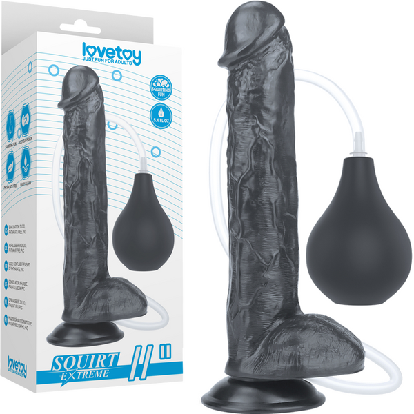 Squirt Extreme - 11&quot; Squirting Dildo - Multiple Colours - K. P.